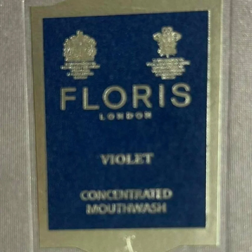Floris London Concentrated Mouthwash Violet Floral Scented 100ml 3.4oz
